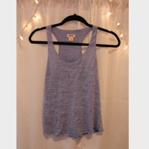 Blue workout tank-top